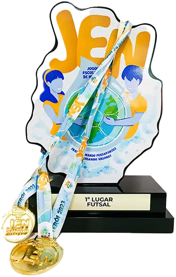Medalhas conquistadas pelos alunos